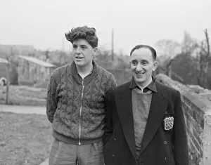 Table Tennis Birmingham 1st March 1952 Brian Kennedy -- Leeds R Benny Table Tennis Birmingham 1st March 1952 Brian Kennedy -- Leeds R Benny