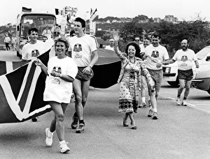 A team of German amateur runners completed their town twinning exercise the hard way A team of German amateur runners completed their town twinning exercise the hard way