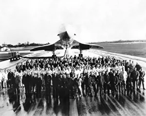 The Team Who Got Concorde 002 Off The Ground: December 1970 P003972 The Team Who Got Concorde 002 Off The Ground: December 1970 P003972