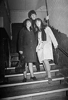 Two teenage fans meet The Beatles in Liverpool, Paul McCartney shows them to their seats Two teenage fans meet The Beatles in Liverpool, Paul McCartney shows them to their seats