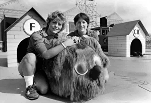Images Dated 23rd August 1981: Television Programme BBC series Its a Knockout The stage is set for