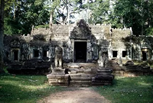 Core13 Gallery: Temple of Prah Khan near Angkor Wat in Kampuchea Cambodia ruins in the forest