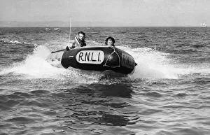 Images Dated 30th August 1979: The Tenby inshore lifeboat crew. 30th August 1979