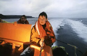Tenby lifeboatman Philip Wilson. Circa 1991 Tenby lifeboatman Philip Wilson. Circa 1991