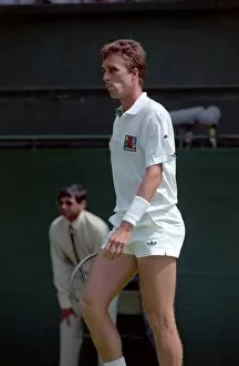 Images Dated 26th June 1989: Tennis. Ivan Lendl. At Wimbledon. June 1989 89-3823-010