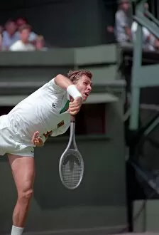 Images Dated 26th June 1989: Tennis. Ivan Lendl. Wimbledon. June 1989 89-3823-007