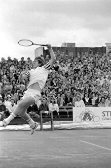 Images Dated 14th June 1980: Tennis at Queens Club. Stella Artois. John McEnroe of USA in action. June 1980 80-03117