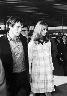 Terence Stamp actor with model Jean Shrimpton Terence Stamp actor with model Jean Shrimpton