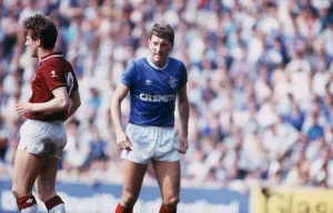 00229 Gallery: Terry Butcher in action Rangers v Hearts December 1988