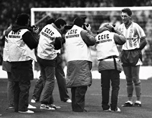 Terry Butcher poses for pictures at Highfield Road. 22nd November 1990 Terry Butcher poses for pictures at Highfield Road. 22nd November 1990