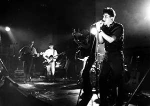 Terry Hall and The Colourfield performed on stage at Coventry Lanchester Polytechnic in Terry Hall and The Colourfield performed on stage at Coventry Lanchester Polytechnic in