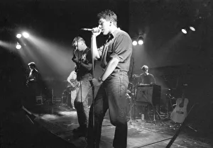 Terry Hall and The Colourfield performed on stage at Coventry Lanchester Polytechnic in Terry Hall and The Colourfield performed on stage at Coventry Lanchester Polytechnic in