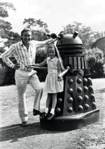 Terry Nation, the Cardiff-born scriptwriter pictured with his daughter Rebecca Terry Nation, the Cardiff-born scriptwriter pictured with his daughter Rebecca