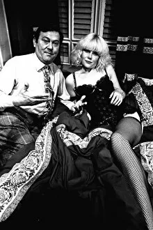 Images Dated 16th September 1980: Terry Scott and Anita Graham in a scene from the farce, A Bedfull of Foreigners