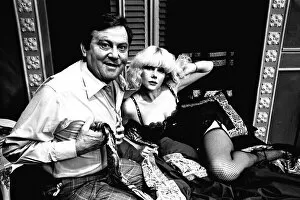 Images Dated 16th September 1980: Terry Scott and Anita Graham in a scene from the farce, A Bedfull of Foreigners