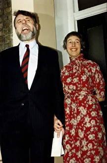 Terry Waite former hostage and Church of England Envoy with wife Frances Waite outside Terry Waite former hostage and Church of England Envoy with wife Frances Waite outside