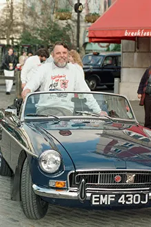 Terry Waite is reunited with his beloved MGB sports car Terry Waite is reunited with his beloved MGB sports car