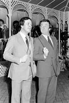 Images Dated 17th February 1983: Terry Wogan comes face to face with a figure as famous as himself