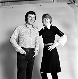 Images Dated 28th December 1972: Terry Wogan new compere for BBC TVs Come Dancing with co-host & tv presenter Isla