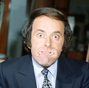 Terry Wogan, Radio Disc Jockey and TV Personality. Terry is seen here with