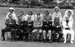 Thames Television stars with their wives 1980 Thames Television stars with their wives 1980