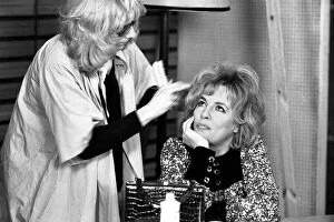 Thats life. Returns to B.B.C. 1. Esther Rantzen is prepared by a make-up girl