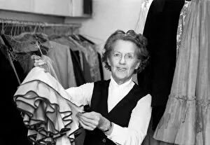 Images Dated 29th December 1972: Theatre: Entertainment: Oh! Calcutta! Feature: Wardrobe Mistress Margo Martin checking