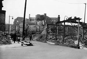 The Thornton Varley site, Brook Street, Hull 8th May 1941 The Thornton Varley site, Brook Street, Hull 8th May 1941