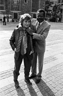 Televison Gallery: Tie Man of the Year Competition at the Guildhall. Overall winner Trevor McDonald