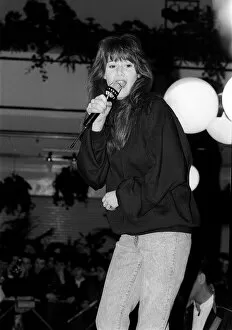 Tiffany Jan 1988 Pop star performed at Trocadero, 21st January 1988