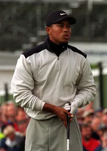 Tiger Woods at Open Golf Championship Birkdale 1998 during the first round Tiger Woods at Open Golf Championship Birkdale 1998 during the first round