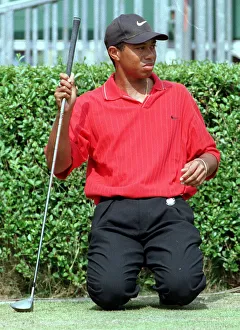 Tiger Woods at the Open Golf Championship Troon July 1997 Tiger Woods at the Open Golf Championship Troon July 1997