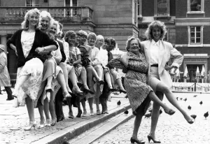 The Tiller Girls - Maisie and Jane lead the veteran troupe A score of ladies who The Tiller Girls - Maisie and Jane lead the veteran troupe A score of ladies who