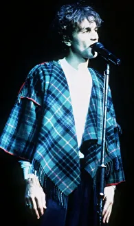 Tim Booth singer of pop group James on stage 1992 Tim Booth singer of pop group James on stage 1992