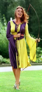 Tina Hobley actor as Maid Marion at the September 1998 Theatre Crawley Tina Hobley actor as Maid Marion at the September 1998 Theatre Crawley