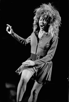Tina Turner in concert, Break Every Rule World Tour, NEC Arena, Birmingham, June 1987 Tina Turner in concert, Break Every Rule World Tour, NEC Arena, Birmingham, June 1987