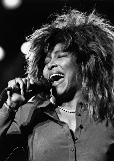 Tina Turner in concert, Break Every Rule World Tour, NEC Arena, Birmingham, June 1987 Tina Turner in concert, Break Every Rule World Tour, NEC Arena, Birmingham, June 1987