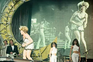 Images Dated 14th July 1996: Tina Turner in Concert, Wildest Dreams Tour at the National Stadium, Cardiff Arms Park