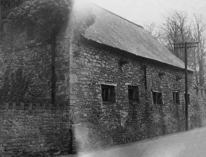 Tithe Barn, Brecon, a market town and community in Powys, Mid Wales, 24th February 1954 Tithe Barn, Brecon, a market town and community in Powys, Mid Wales, 24th February 1954