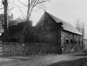 Tithe Barn, Brecon, a market town and community in Powys, Mid Wales, Circa 1950 Tithe Barn, Brecon, a market town and community in Powys, Mid Wales, Circa 1950