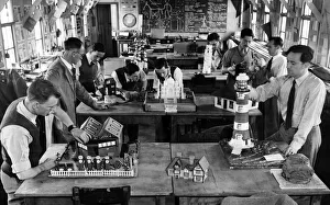 To-morrow's teachers are practical men. Some of the student teachers at Kirkby To-morrow's teachers are practical men. Some of the student teachers at Kirkby