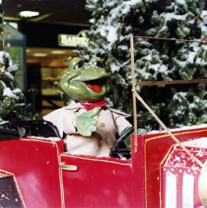 Images Dated 27th November 1992: Toad of Toad Hall, the star of a Christmas display. Cleveland Centre, Middlesbrough