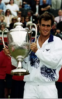 Images Dated 1st June 1995: Todd Martin Tennis Player wins the 1995 Stella Artois Tournament at Queens Club