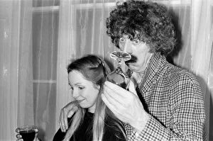 Images Dated 19th October 1980: Tom Baker, Doctor Who in the popular BBC series, has announced his engagement to Lalla