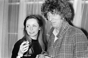 Images Dated 19th October 1980: Tom Baker, Doctor Who in the popular BBC series, has announced his engagement to Lalla
