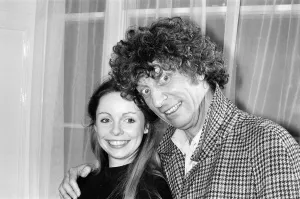 Images Dated 19th October 1980: Tom Baker, Doctor Who in the popular BBC series, has announced his engagement to Lalla