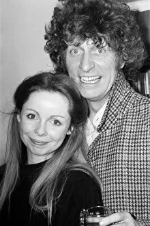 Images Dated 19th October 1980: Tom Baker, Doctor Who in the popular BBC series, has announced his engagement to Lalla