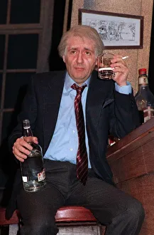Tom Conti actor in the play Jeffrey Bernard is Unwell drinking Tom Conti actor in the play Jeffrey Bernard is Unwell drinking
