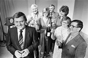 Images Dated 8th August 1980: Tom Coyne, ays goodbye to ATV, Presenter, Midlands Today