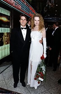 Images Dated 22nd May 1992: Tom Cruise and Nicole Kidman attending London premier of Far and Away